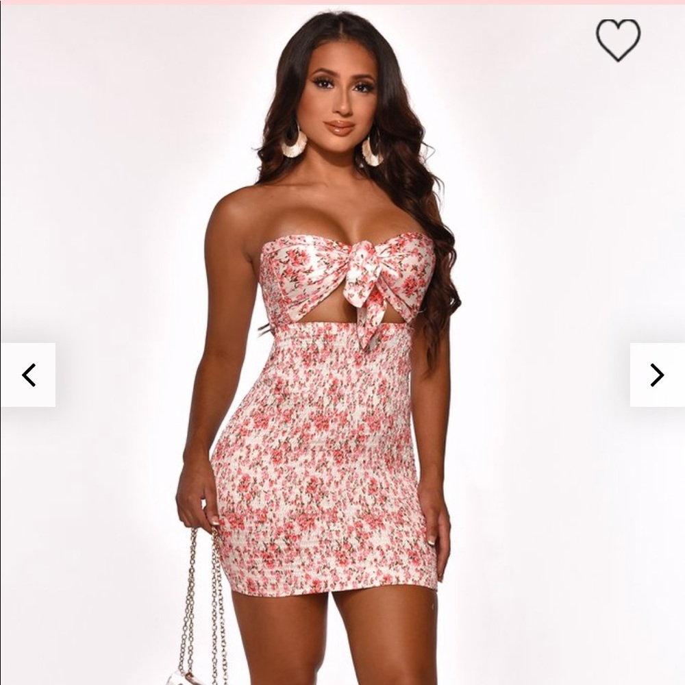 Floral mini dress